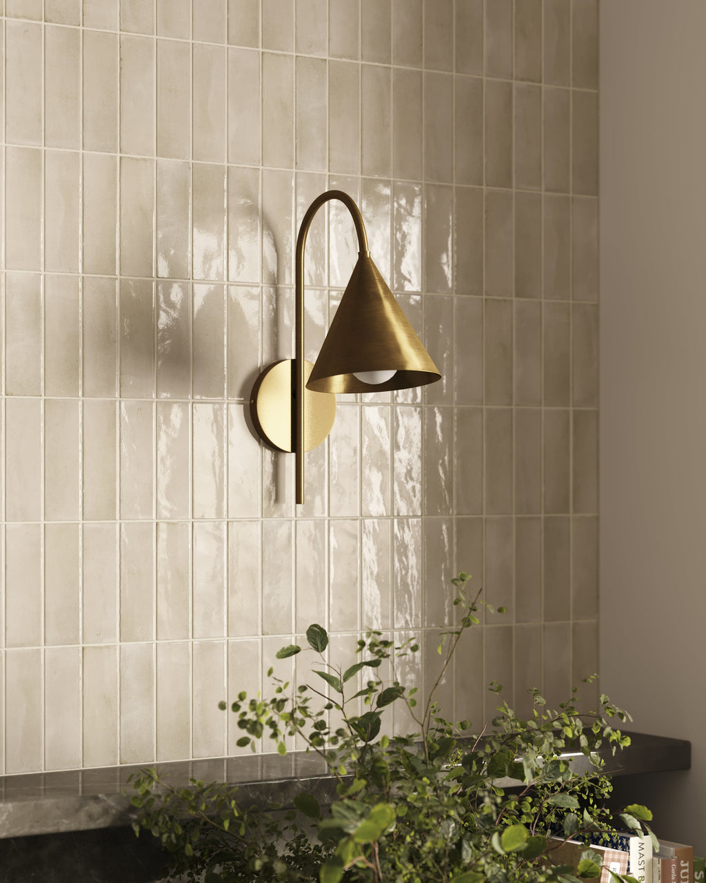 Fenton Wall Sconce in Light Antique Brass