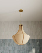 Aida Pendant in Aged Brass