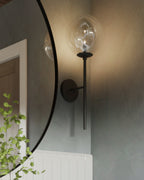 Garner Wall Sconce in Soft Black