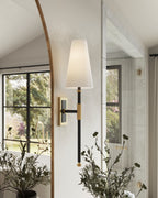 Gibson Shaded Wall Sconce in Aged Old Bronze