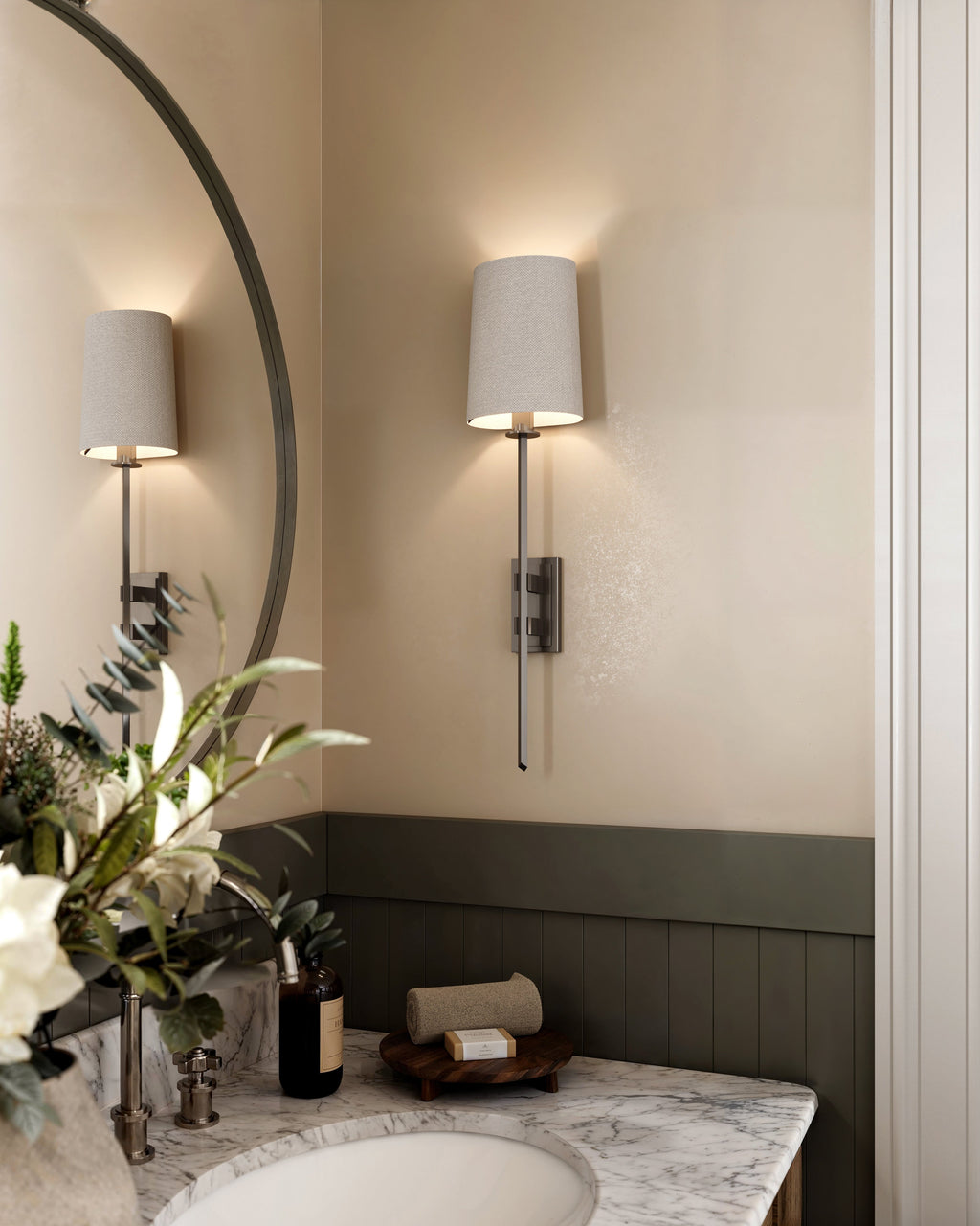 Johansson Wall Sconce in Antique Nickel