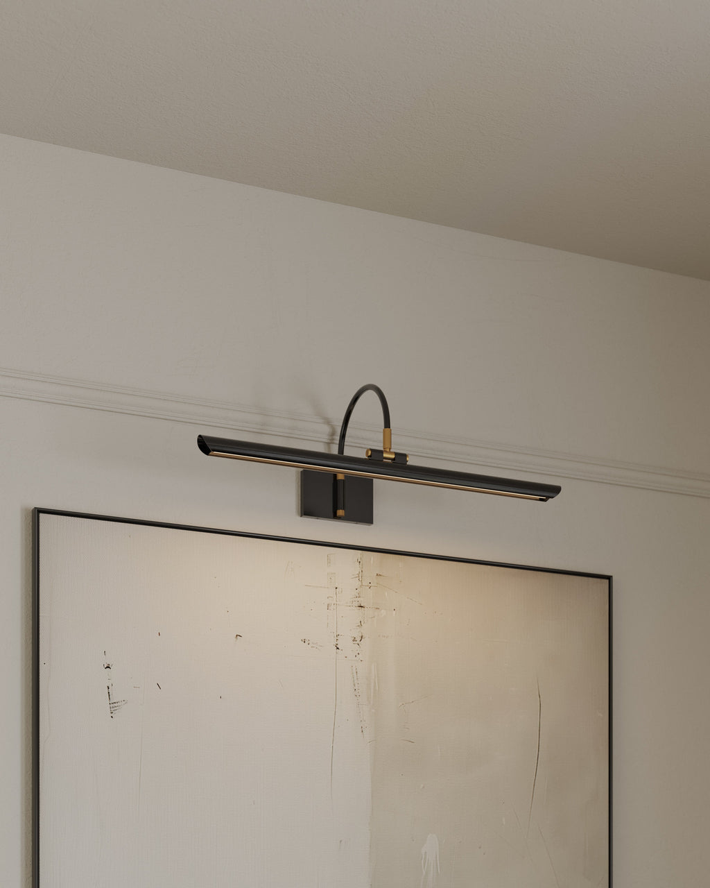 McAvoy 24 Picture Light in Aged Old Brass