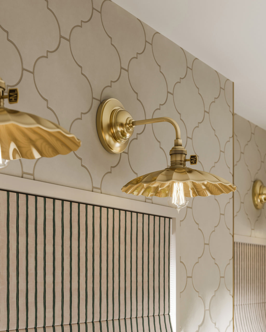 Miriam Wall Sconce in Aged Brass