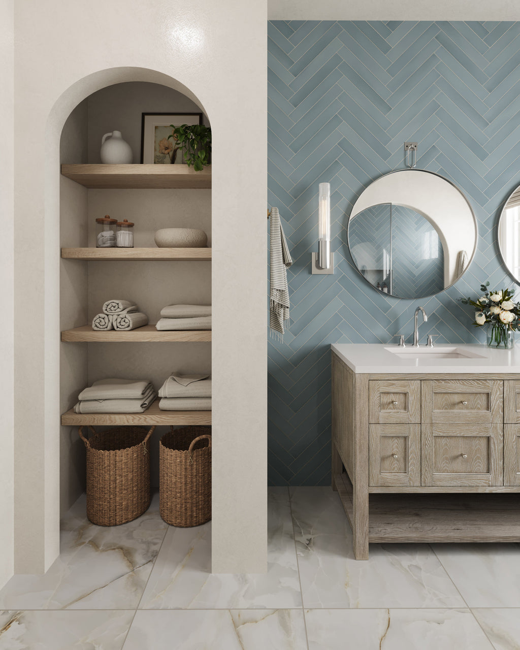 Rupert 17 Wall Sconce in Polished Nickel