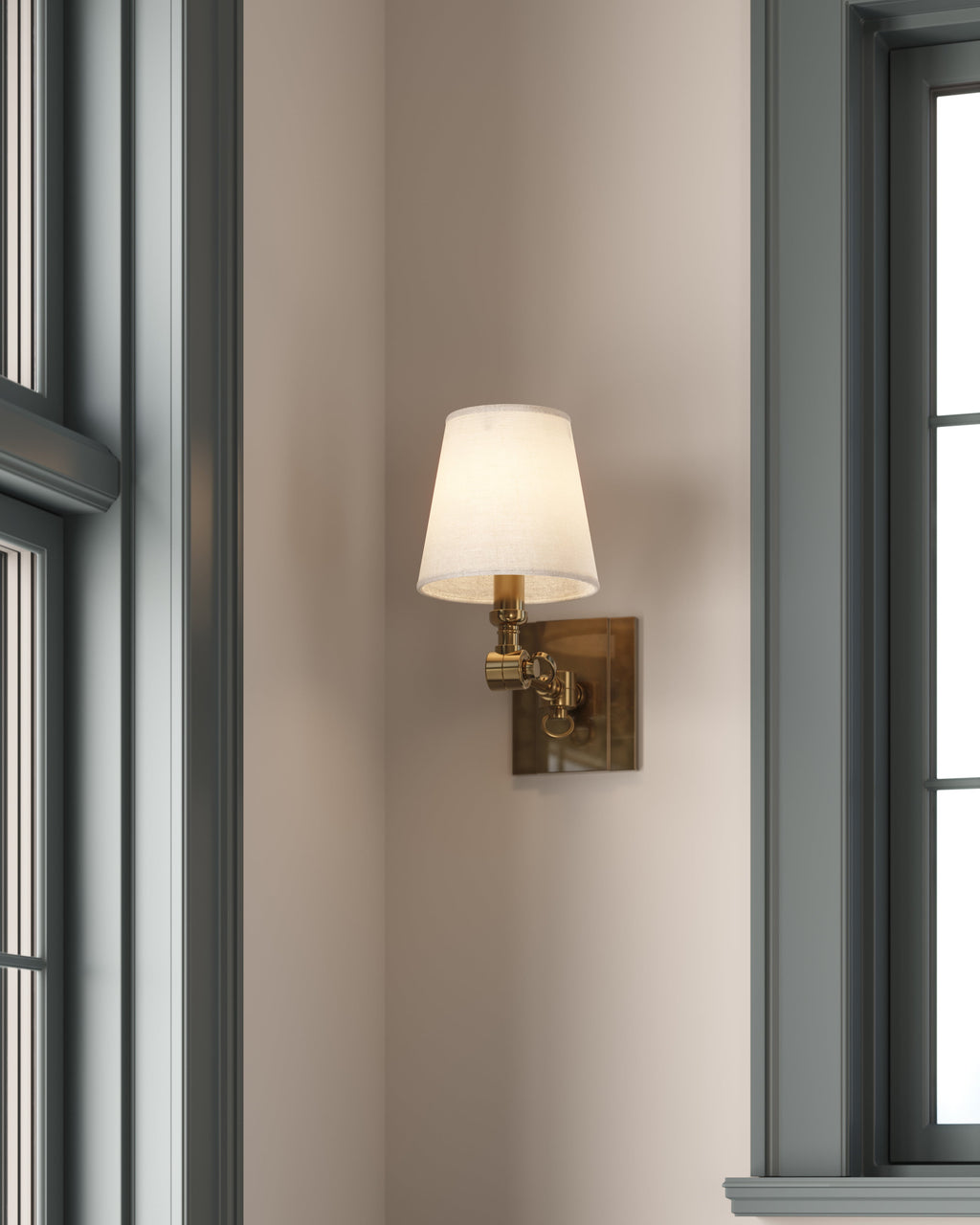 Sylvan Wall Sconce In Aged Brass