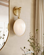 Noelle Wall Sconce in Vintage Brass