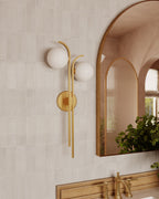 Enola Wall Sconce In Aged Brass