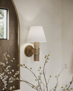 Raya Wall Sconce In Patina Brass