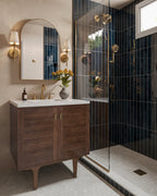 Esmeralda Small Mirror in Polished Brass