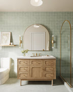 Larson Wall Sconce in Aged Brass