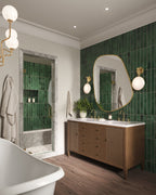 Shirley Large Mirror in Antique Brass Iron