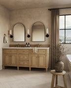 Esmeralda Small Mirror in Iron Matte Black