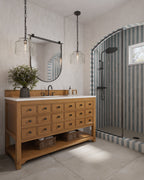 Clancy Small Arch Mirror in Antiqued Iron