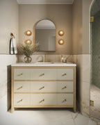 Rue Bath And Vanity Light In Aged Brass