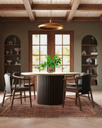 Hutchinson Polyester Face Rug in Burgundy / Denim