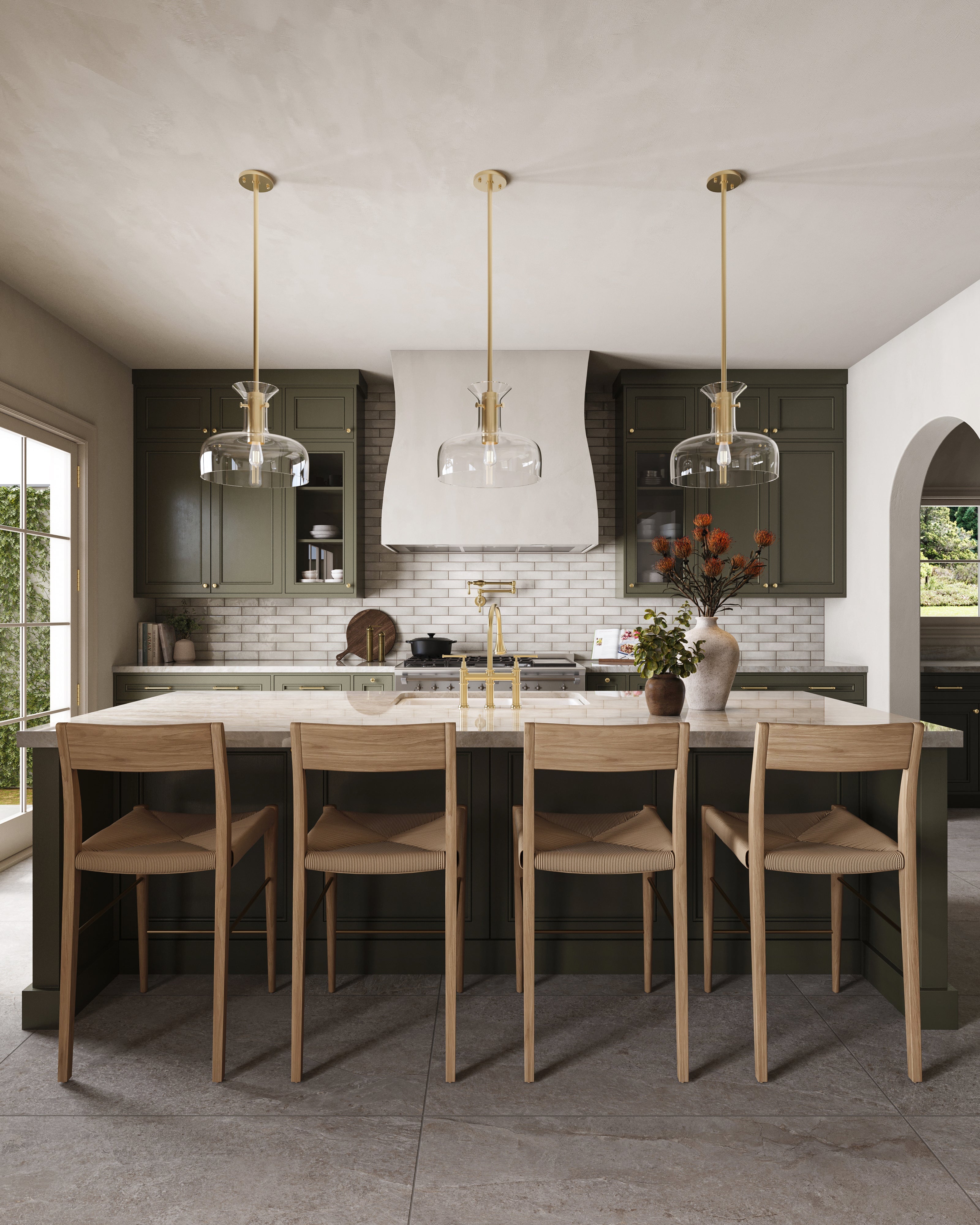 Genevieve Counter Stool in Light Oak