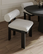 Clark Outdoor Dining Chairs in Louis Cream, Set of 2