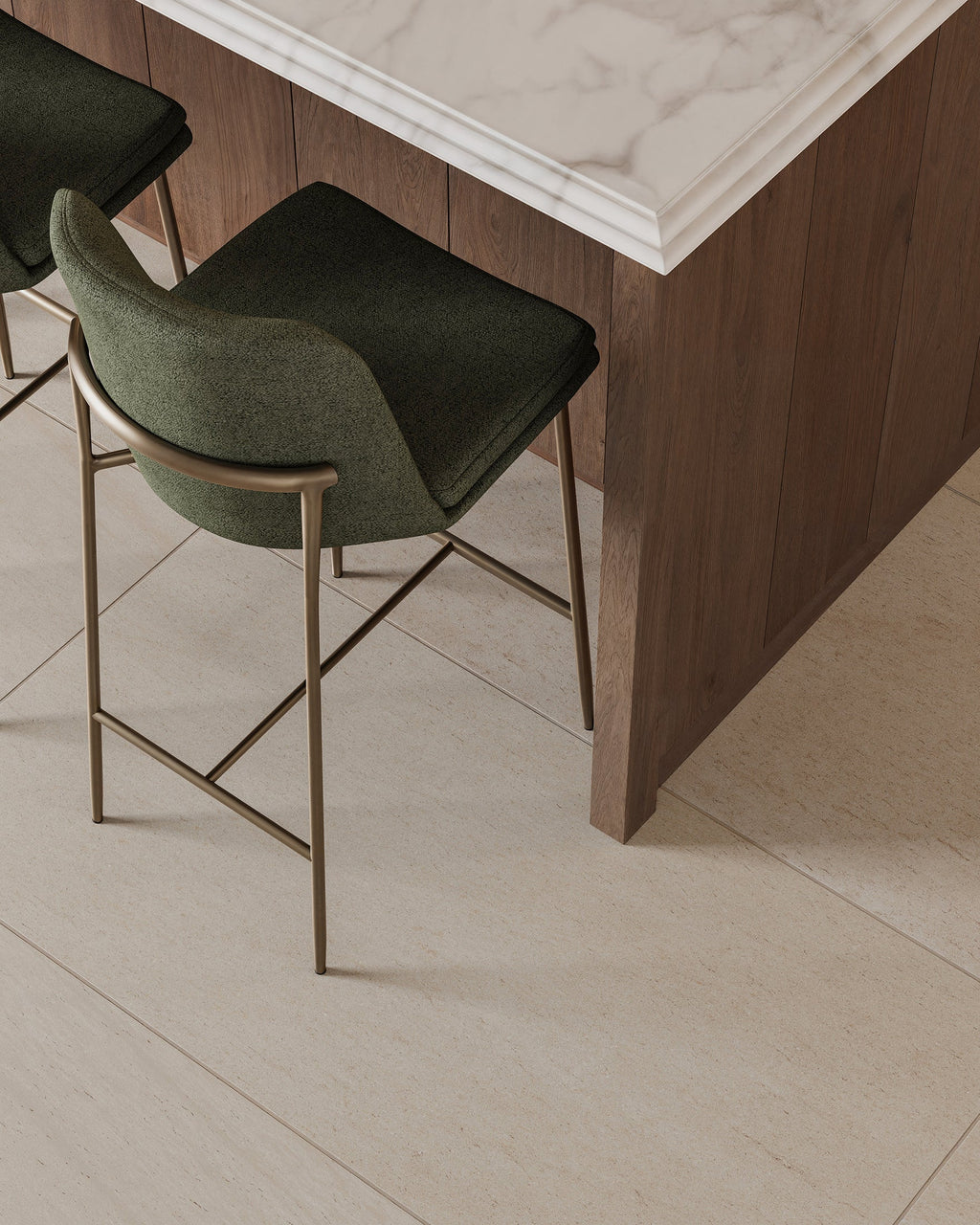 Shaw Counter Stool in Bergen Olive