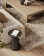 Haverford Polyester Pile Rug in Platinum / Bronze