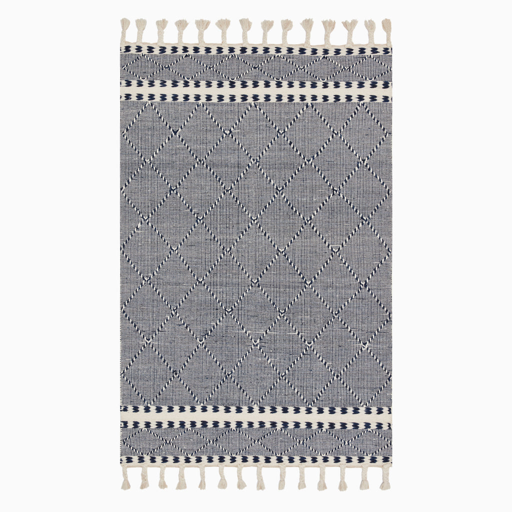 Lafferty Wool Blend Rug in Indigo