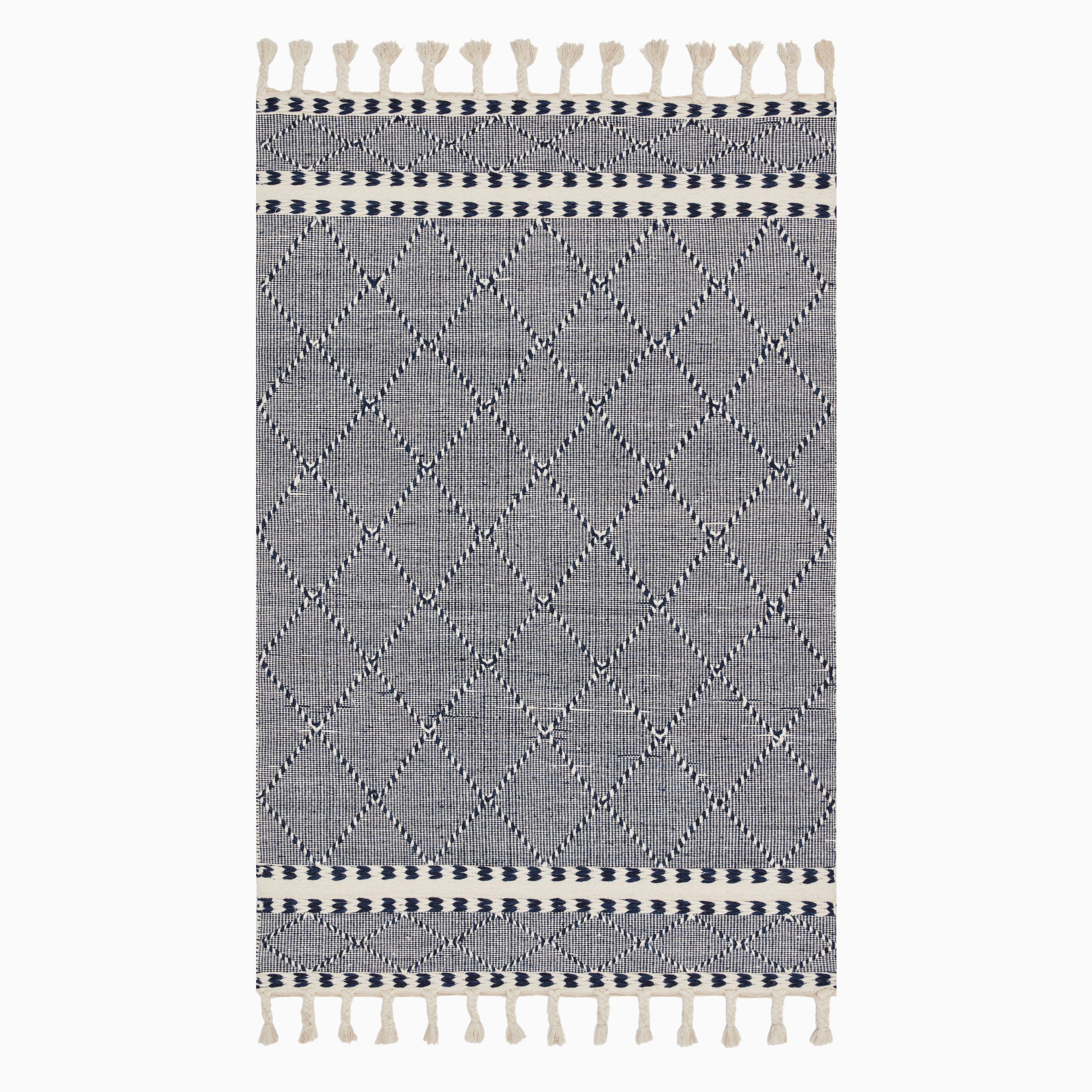 Lafferty Wool Blend Rug in Indigo