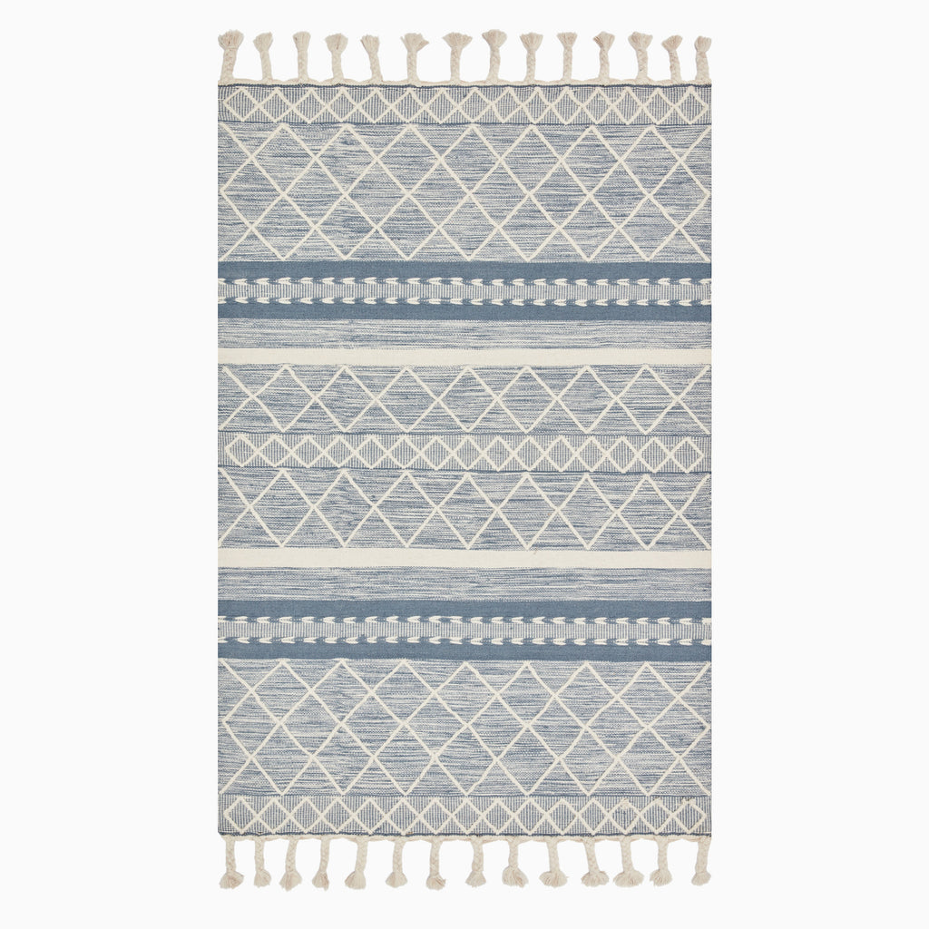 Lafferty Wool Blend Rug in Ocean