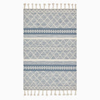 Lafferty Wool Blend Rug in Ocean