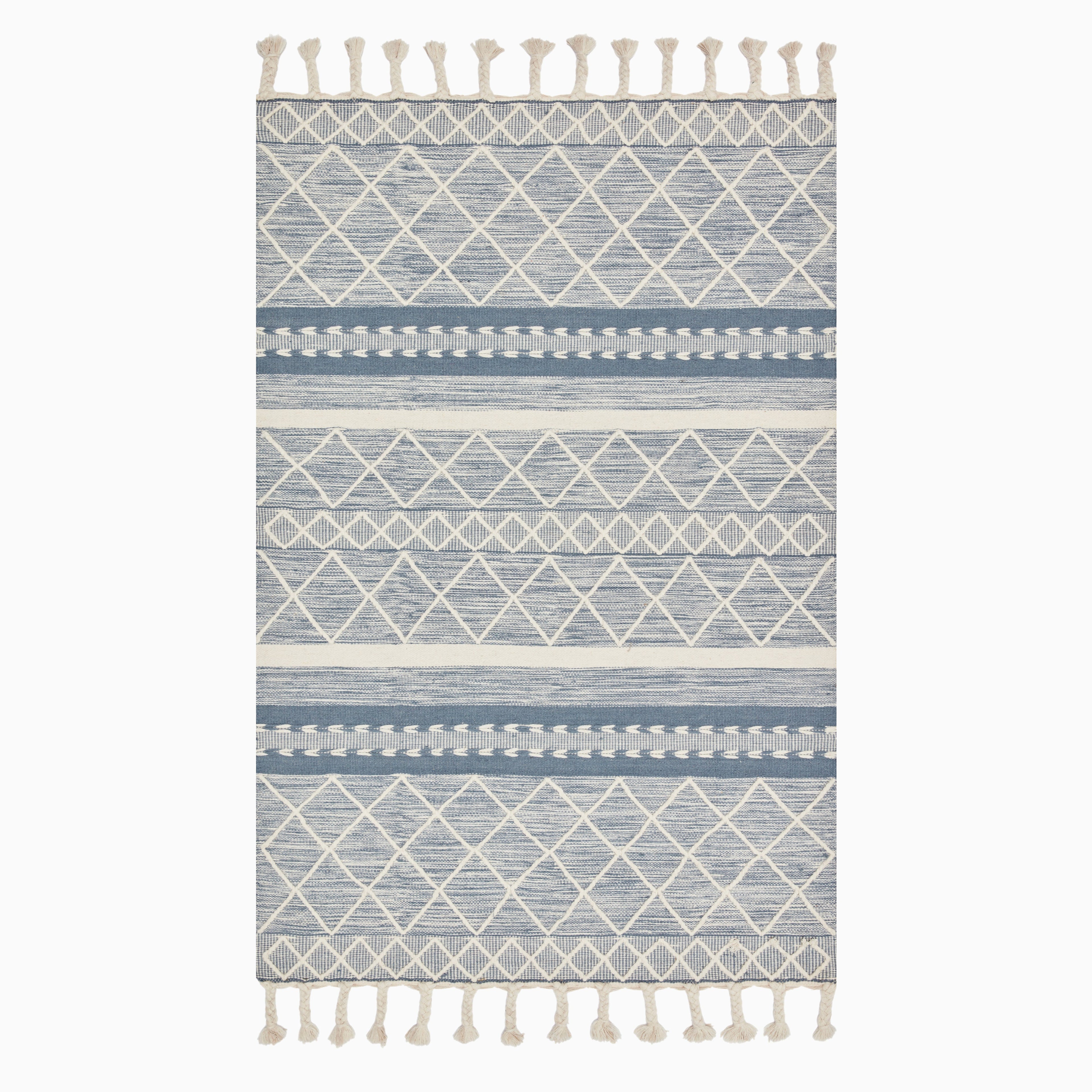 Lafferty Wool Blend Rug in Ocean