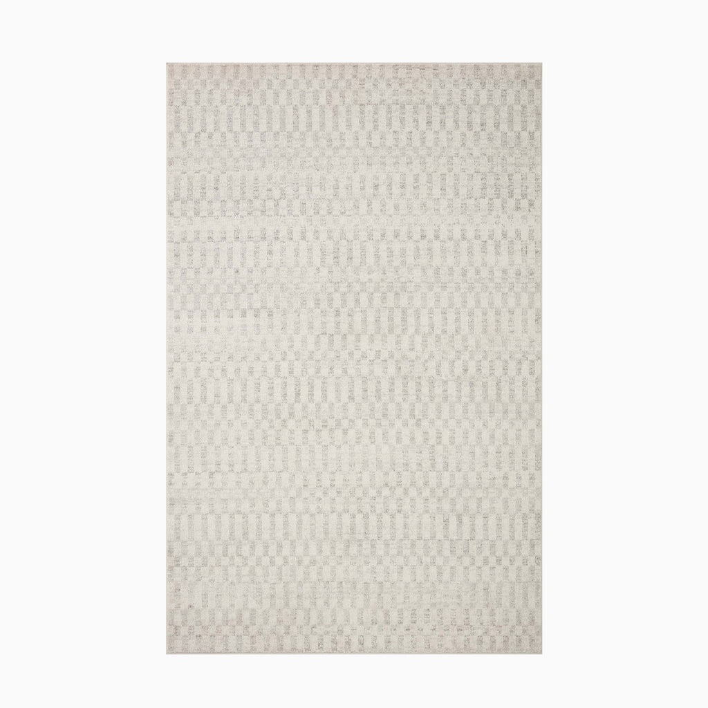 Liddy Polyester Pile Rug in Cream / Dove