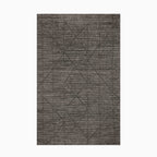 Liddy Polyester Pile Rug in Graphite / Pearl