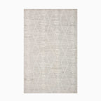 Liddy Polyester Pile Rug in Pearl / Mist