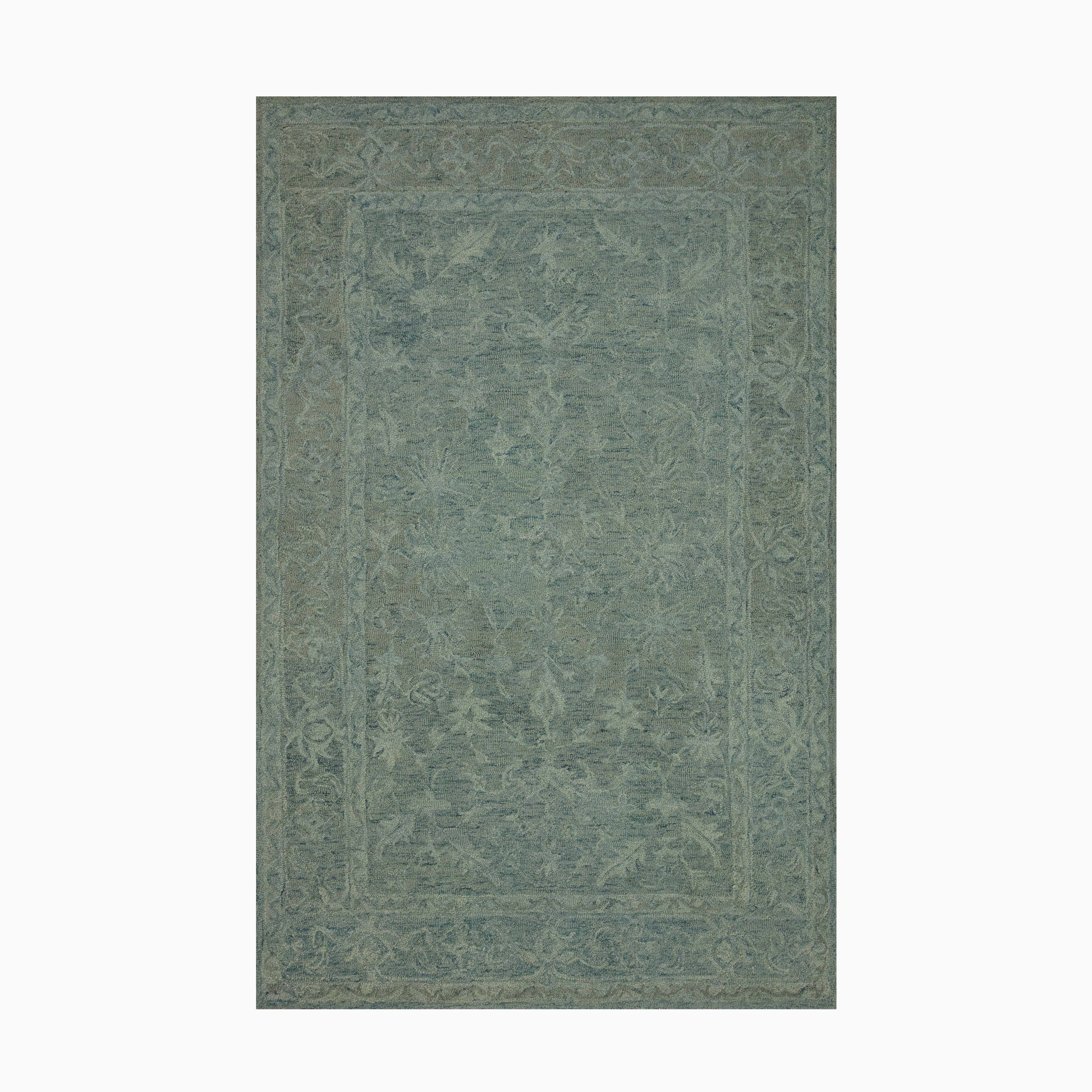 Mallory Wool Pile Rug in Forest