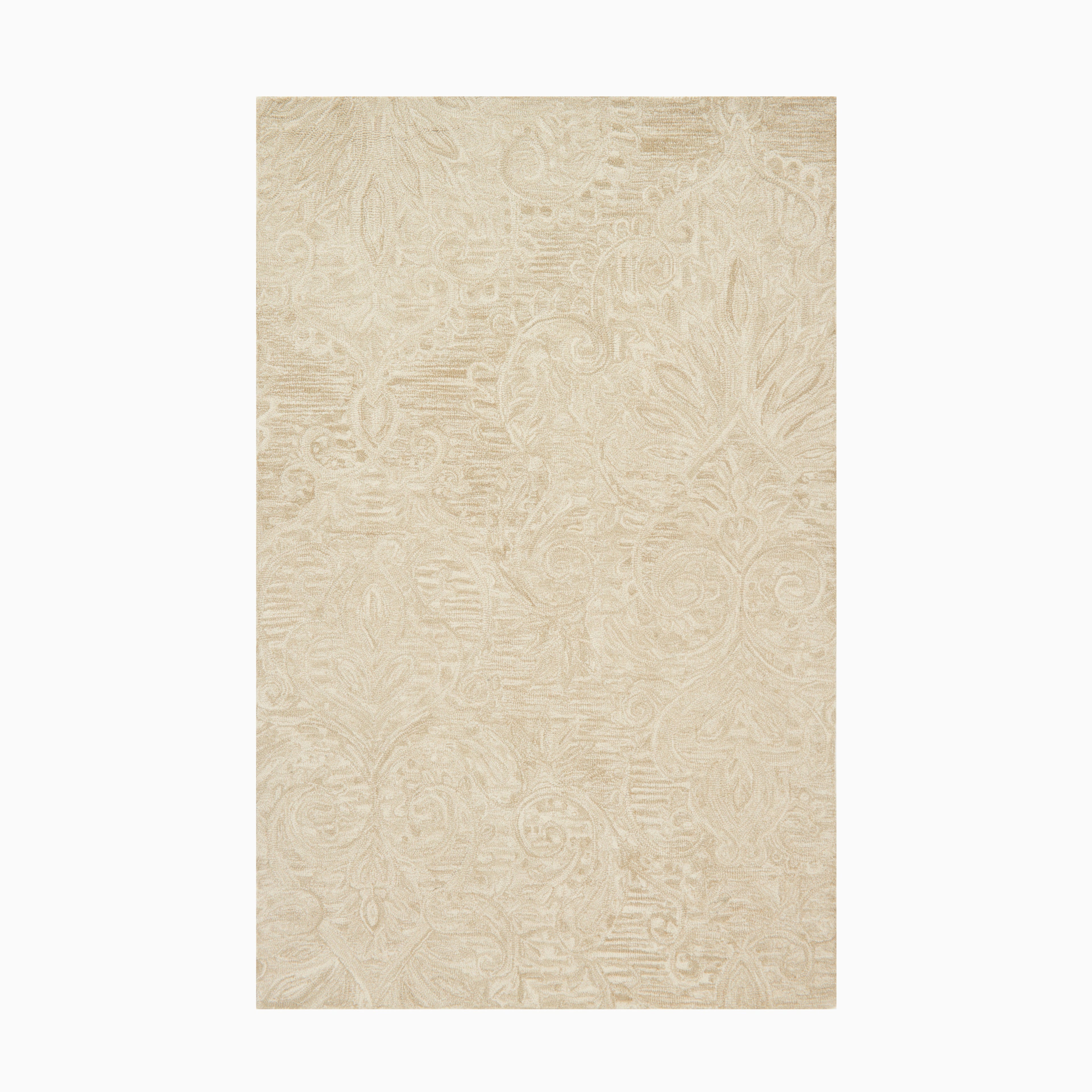 Mallory Wool Pile Rug in Natural