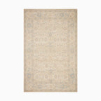 Marcela Cotton Blend Rug in Brick / Lake