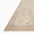 Marcela Cotton Blend Rug in Brick / Lake