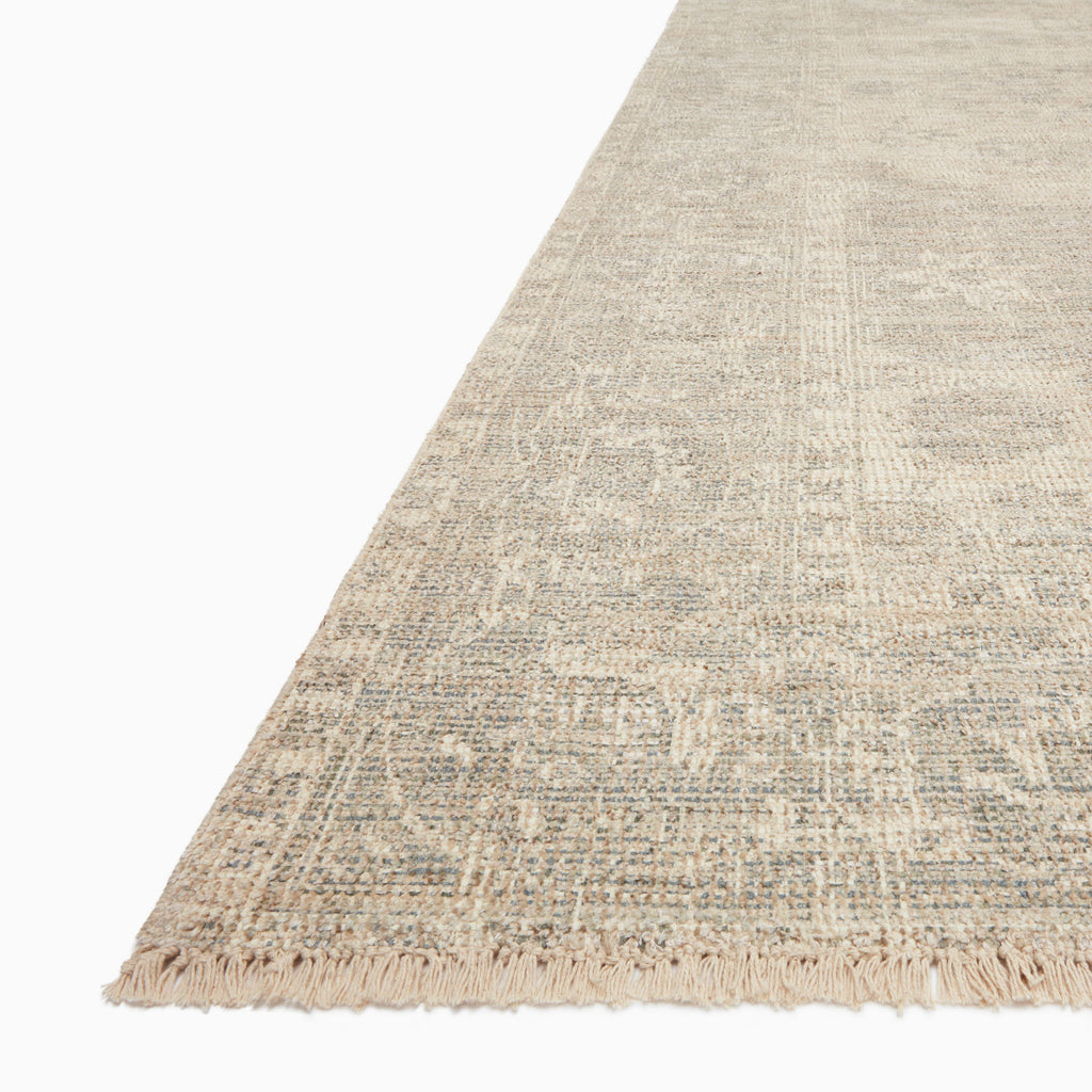 Marcela Cotton Blend Rug in Cream / Ocean