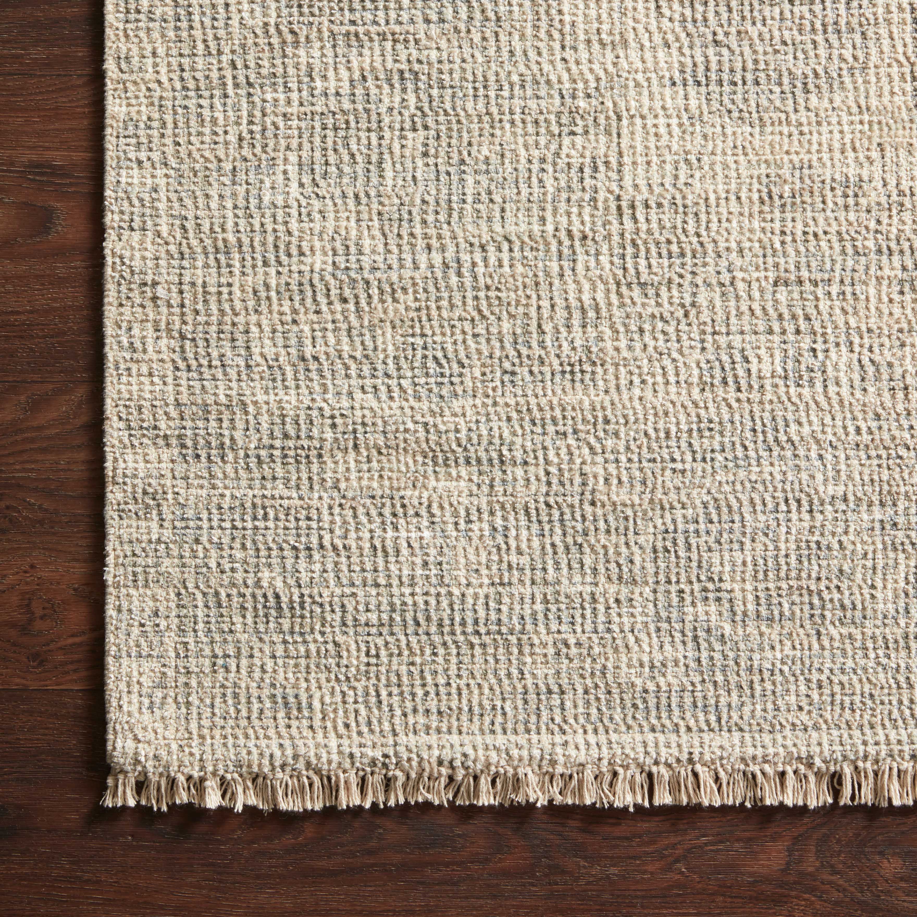 Marcela Cotton Blend Rug in Cream / Ocean