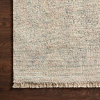 Marcela Cotton Blend Rug in Lake / Spice