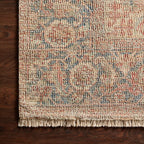 Marcela Cotton Blend Rug in Natural / Ocean