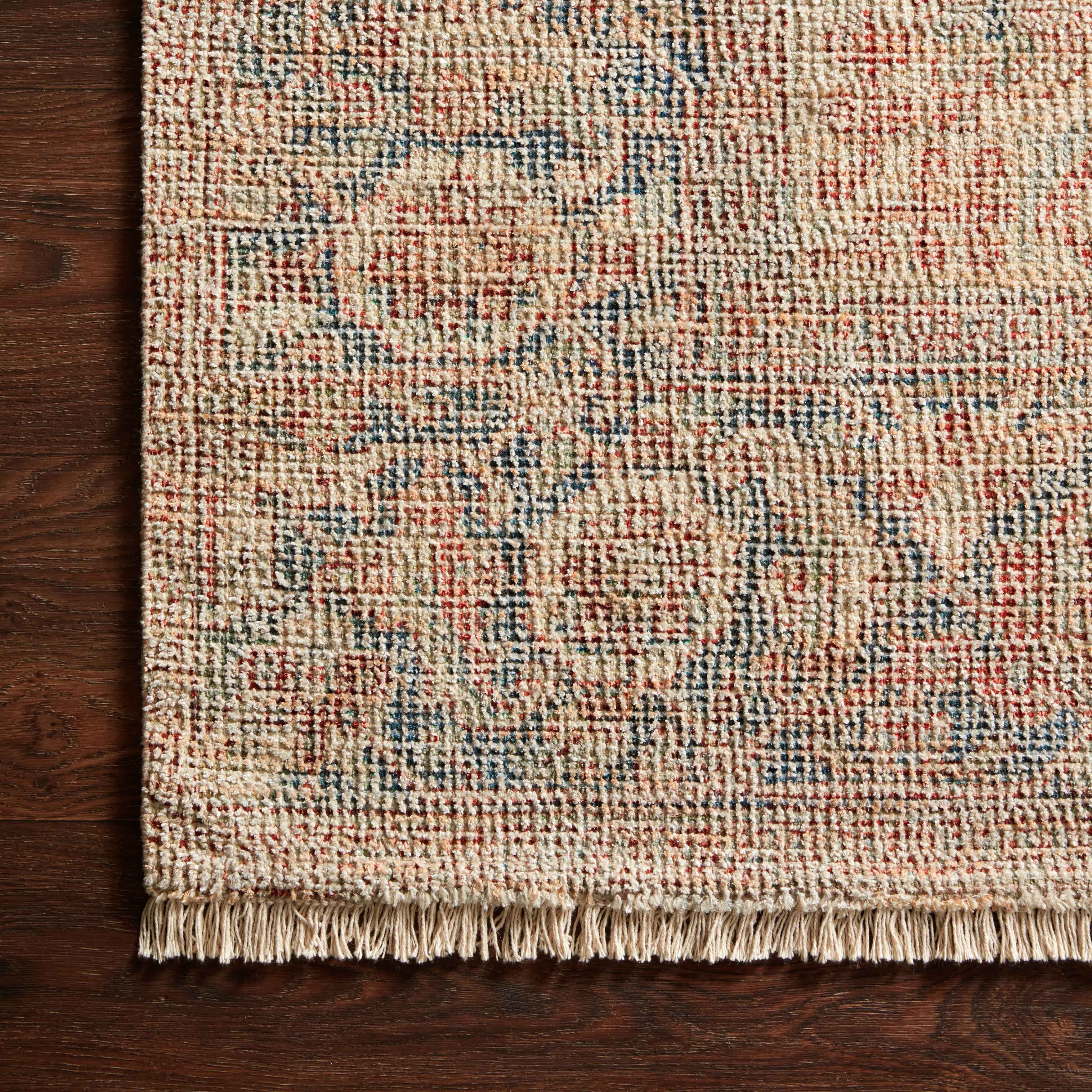 Marcela Cotton Blend Rug in Natural / Ocean