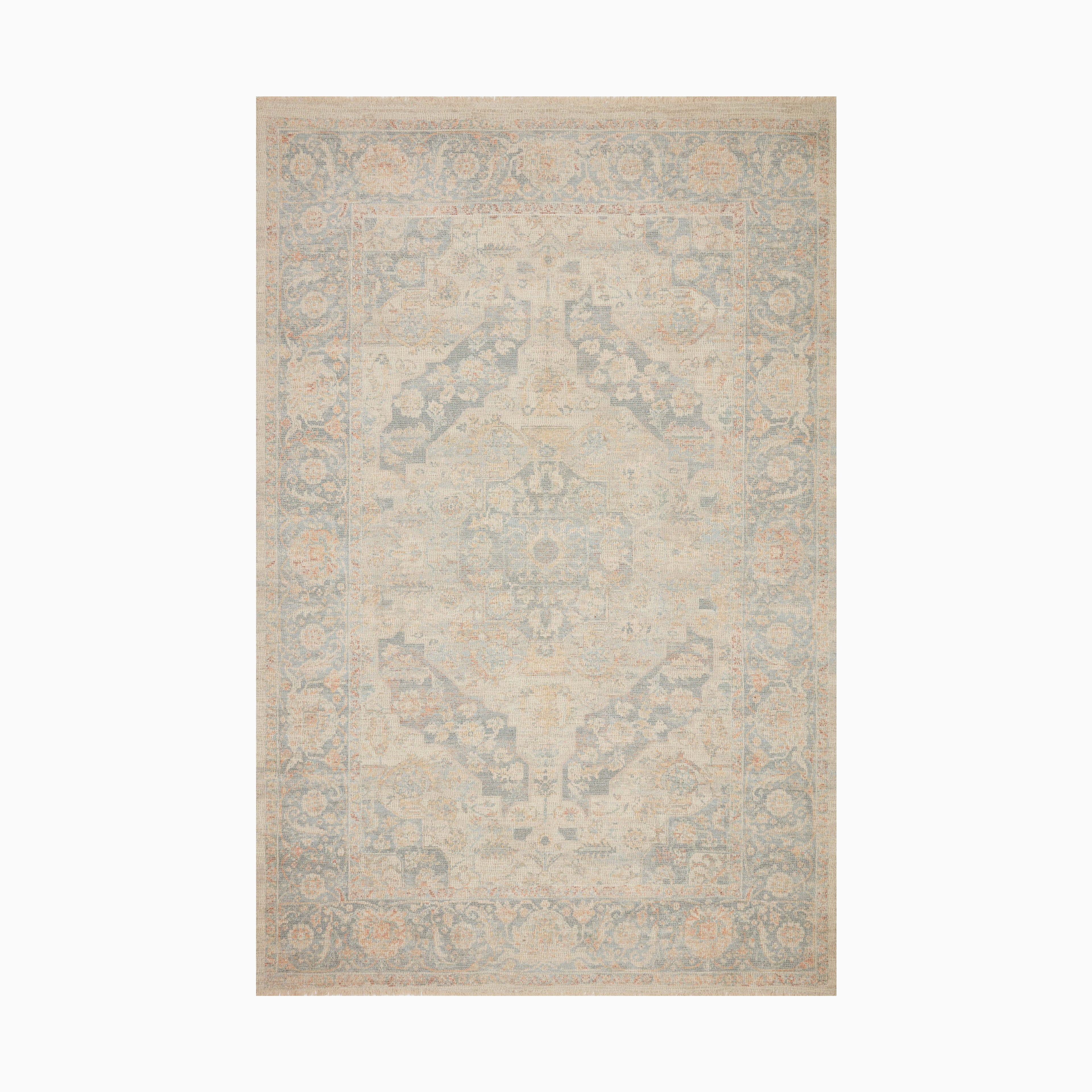 Marcela Cotton Blend Rug in Natural / Opal